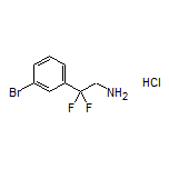 2-(3-Bromophenyl)-2,2-difluoroethanamine Hydrochloride