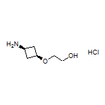2-[(1s,3s)-3-Aminocyclobutoxy]ethanol Hydrochloride