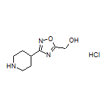 [3-(Piperidin-4-yl)-1,2,4-oxadiazol-5-yl]methanol Hydrochloride