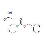 2-(4-Cbz-morpholin-3-yl)acetic Acid
