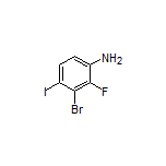 3-Bromo-2-fluoro-4-iodoaniline
