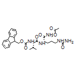 [(S)-2-[(S)-2-(Fmoc-amino)-3-methylbutanamido]-5-ureidopentanamido]methyl Acetate