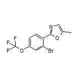 2-[2-Bromo-4-(trifluoromethoxy)phenyl]-5-methyloxazole