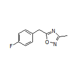 5-(4-Fluorobenzyl)-3-methyl-1,2,4-oxadiazole