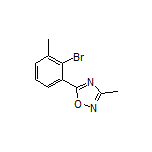 5-(2-Bromo-3-methylphenyl)-3-methyl-1,2,4-oxadiazole