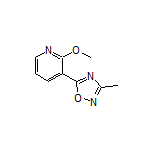 5-(2-Methoxypyridin-3-yl)-3-methyl-1,2,4-oxadiazole