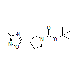 (S)-5-(1-Boc-pyrrolidin-3-yl)-3-methyl-1,2,4-oxadiazole