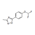 5-[4-(Difluoromethoxy)phenyl]-3-methyl-1,2,4-oxadiazole