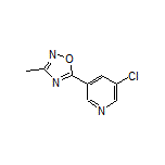5-(5-Chloropyridin-3-yl)-3-methyl-1,2,4-oxadiazole
