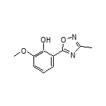 2-Methoxy-6-(3-methyl-1,2,4-oxadiazol-5-yl)phenol
