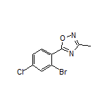 5-(2-Bromo-4-chlorophenyl)-3-methyl-1,2,4-oxadiazole
