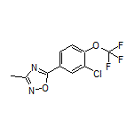 5-[3-Chloro-4-(trifluoromethoxy)phenyl]-3-methyl-1,2,4-oxadiazole
