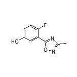 4-Fluoro-3-(3-methyl-1,2,4-oxadiazol-5-yl)phenol