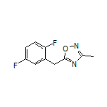 5-(2,5-Difluorobenzyl)-3-methyl-1,2,4-oxadiazole