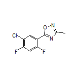 5-(5-Chloro-2,4-difluorophenyl)-3-methyl-1,2,4-oxadiazole