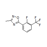 5-[2-Fluoro-3-(trifluoromethyl)phenyl]-3-methyl-1,2,4-oxadiazole