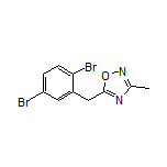 5-(2,5-Dibromobenzyl)-3-methyl-1,2,4-oxadiazole