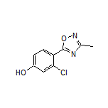 3-Chloro-4-(3-methyl-1,2,4-oxadiazol-5-yl)phenol