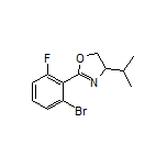 2-(2-Bromo-6-fluorophenyl)-4-isopropyl-4,5-dihydrooxazole