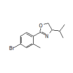 2-(4-Bromo-2-methylphenyl)-4-isopropyl-4,5-dihydrooxazole