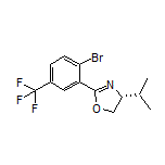 (R)-2-[2-Bromo-5-(trifluoromethyl)phenyl]-4-isopropyl-4,5-dihydrooxazole