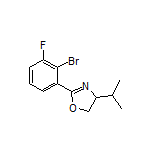 2-(2-Bromo-3-fluorophenyl)-4-isopropyl-4,5-dihydrooxazole