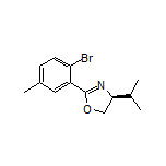 (S)-2-(2-Bromo-5-methylphenyl)-4-isopropyl-4,5-dihydrooxazole