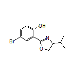 4-Bromo-2-(4-isopropyl-4,5-dihydrooxazol-2-yl)phenol