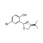 (S)-4-Bromo-2-(4-isopropyl-4,5-dihydrooxazol-2-yl)phenol