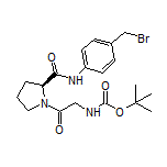 (S)-N-[4-(Bromomethyl)phenyl]-1-[2-(Boc-amino)acetyl]pyrrolidine-2-carboxamide