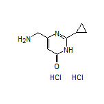 6-(Aminomethyl)-2-cyclopropylpyrimidin-4(3H)-one Dihydrochloride