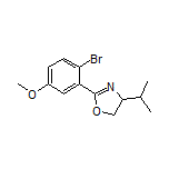 2-(2-Bromo-5-methoxyphenyl)-4-isopropyl-4,5-dihydrooxazole