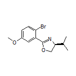 (S)-2-(2-Bromo-5-methoxyphenyl)-4-isopropyl-4,5-dihydrooxazole