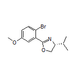 (R)-2-(2-Bromo-5-methoxyphenyl)-4-isopropyl-4,5-dihydrooxazole