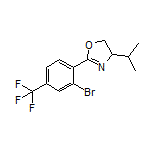 2-[2-Bromo-4-(trifluoromethyl)phenyl]-4-isopropyl-4,5-dihydrooxazole