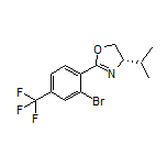 (S)-2-[2-Bromo-4-(trifluoromethyl)phenyl]-4-isopropyl-4,5-dihydrooxazole