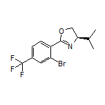 (R)-2-[2-Bromo-4-(trifluoromethyl)phenyl]-4-isopropyl-4,5-dihydrooxazole