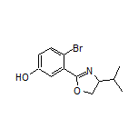 4-Bromo-3-(4-isopropyl-4,5-dihydrooxazol-2-yl)phenol