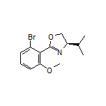 (R)-2-(2-Bromo-6-methoxyphenyl)-4-isopropyl-4,5-dihydrooxazole