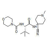 (S)-N-[1-[(4-Cyano-1-methyl-4-piperidyl)amino]-3,3-dimethyl-1-oxobutan-2-yl]morpholine-4-carboxamide
