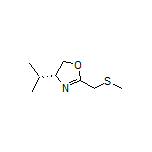 (R)-4-Isopropyl-2-[(methylthio)methyl]-4,5-dihydrooxazole