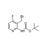 3-(Bromomethyl)-N-Boc-4-fluoropyridin-2-amine