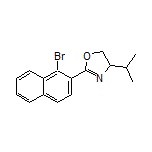 2-(1-Bromonaphthalen-2-yl)-4-isopropyl-4,5-dihydrooxazole