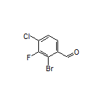 2-Bromo-4-chloro-3-fluorobenzaldehyde
