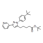 tert-Butyl 5-[1-[4-(tert-Butyl)phenyl]-3-(pyridin-3-yl)-5-pyrazolyl]pentanoate