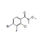 4-Bromo-2-chloro-3-fluoro-N-methoxy-N-methylbenzamide