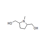(1-Methylpyrrolidine-2,5-diyl)dimethanol
