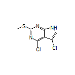 4,5-Dichloro-2-(methylthio)-7H-pyrrolo[2,3-d]pyrimidine
