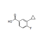 3-Cyclopropyl-4-fluorobenzoic Acid