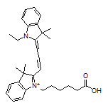 1-(5-Carboxypentyl)-2-[3-(1-ethyl-3,3-dimethylindolin-2-ylidene)prop-1-en-1-yl]-3,3-dimethyl-3H-indol-1-ium